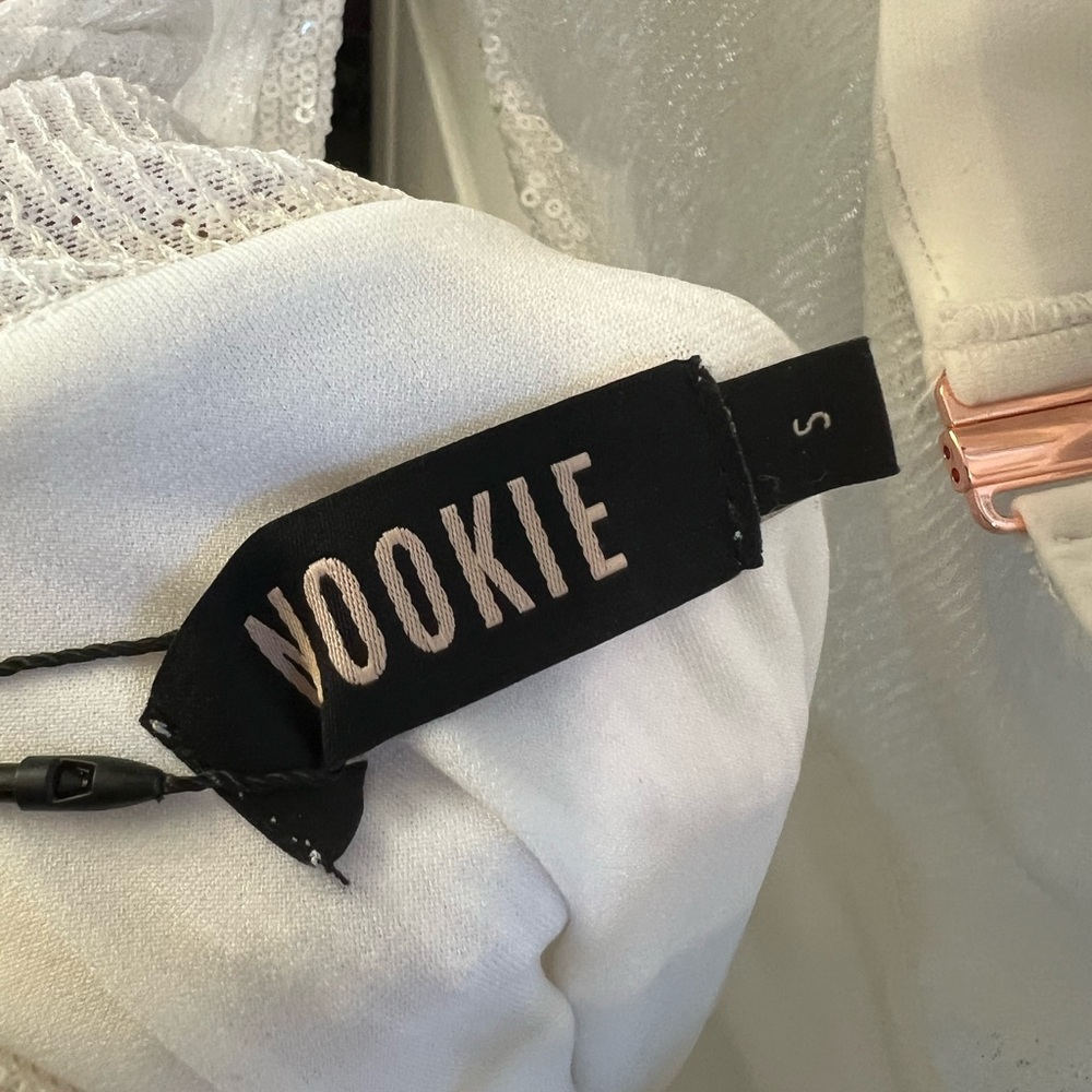 NWT Nookie Pandora Mini in White Sequins Size Small - Picture 10 of 10